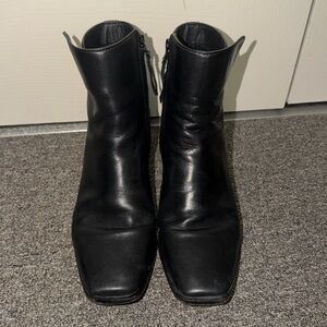 Sam Edelman Leather Upper Man-Made Boots